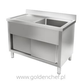 stół ze zlewem i szafką 120/65